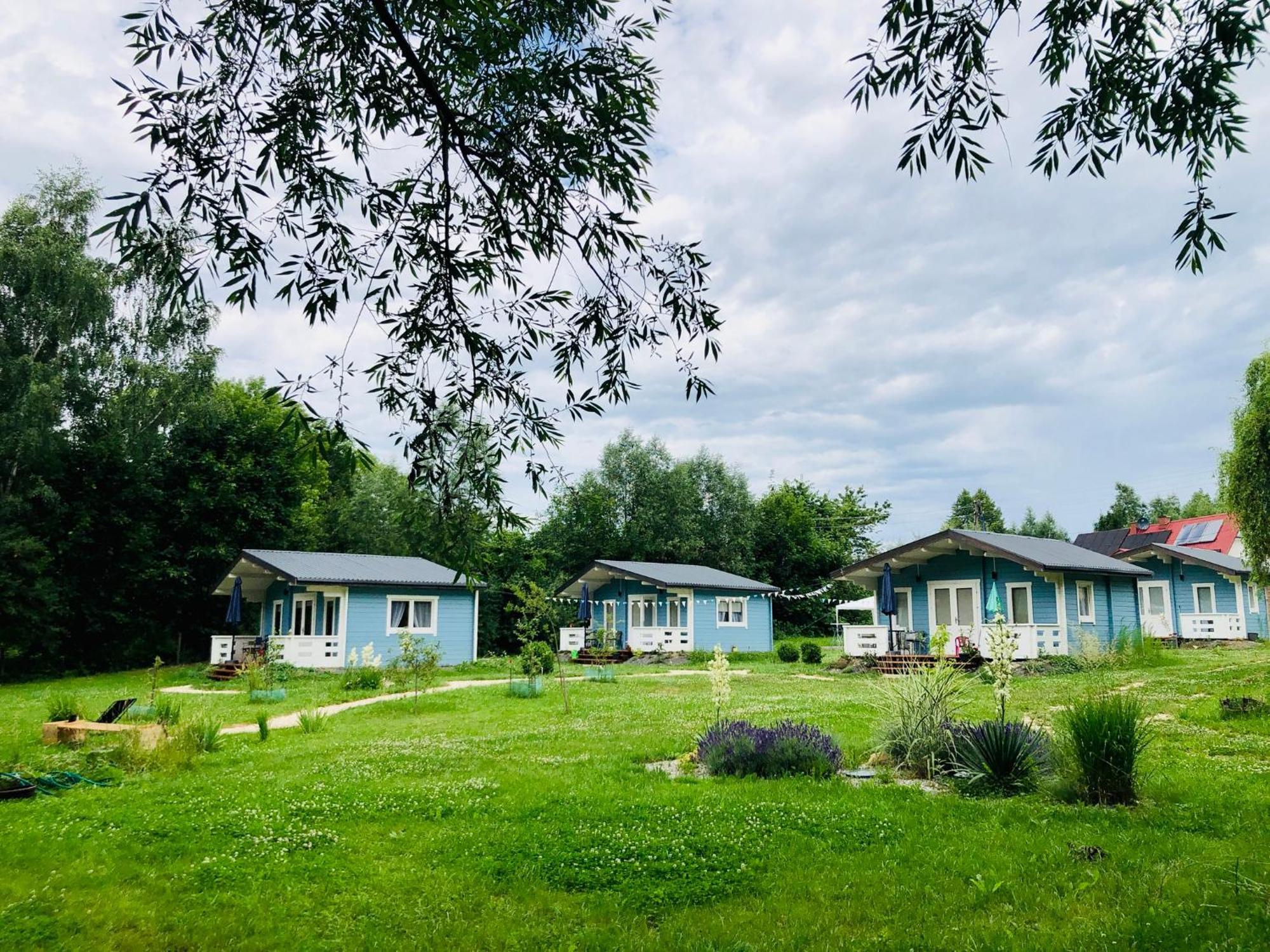 Domek Caloroczny Na Wylacznosc Niebieska Osada Nad Gorskim Potokiem Stary Waliszow Exterior photo